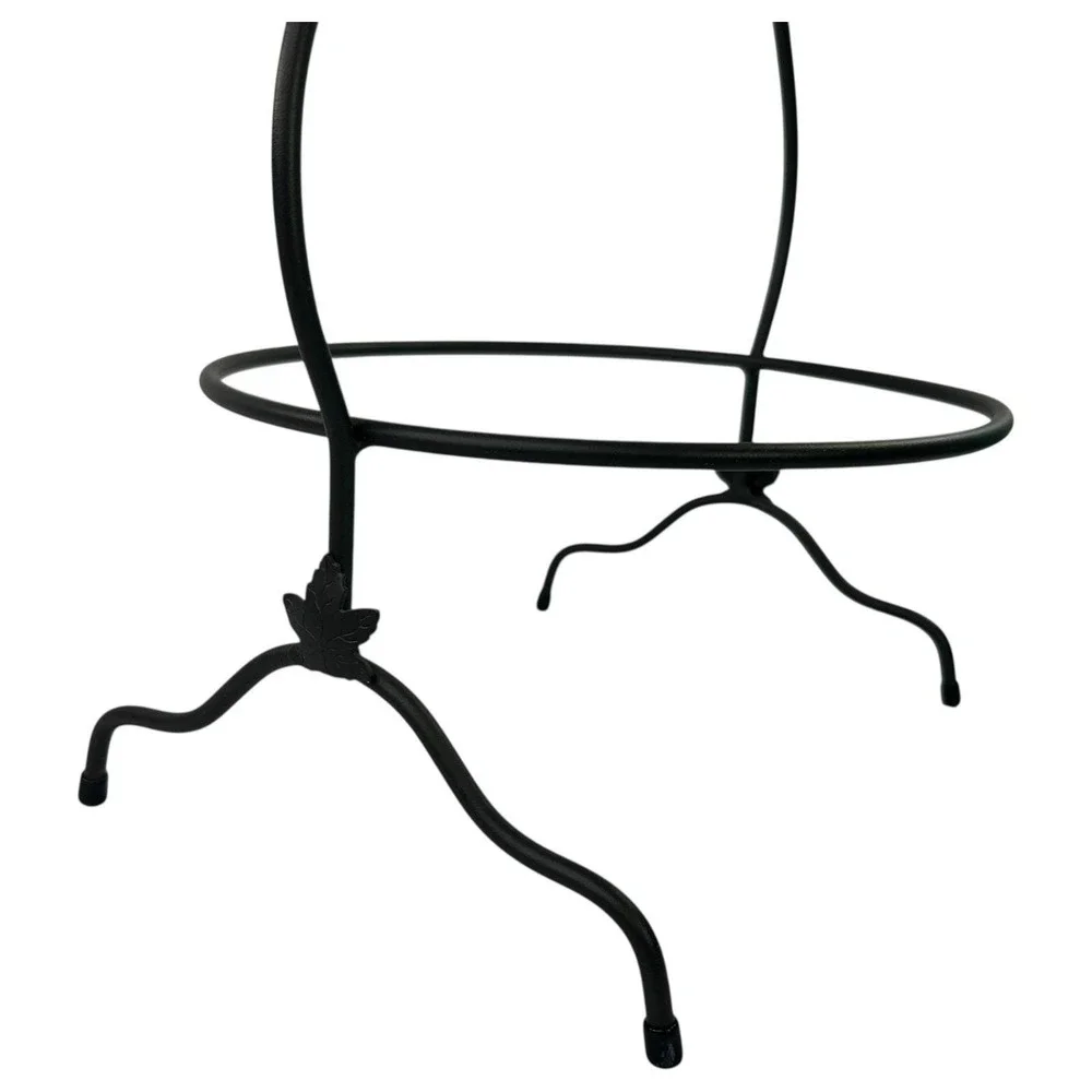 Longaberger Foundry MIXING BOWL STAND 3 Tier Black Wrought Iron